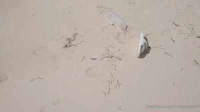 HongKongDoll's Beach Trip Turns Into A Hot Sex
