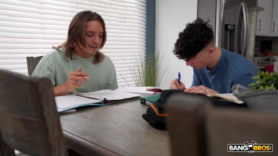 Rachael Cavalli Fucks Stepson And His Friend