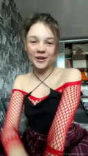Vrushka Teases Her Breasts In Fishnet