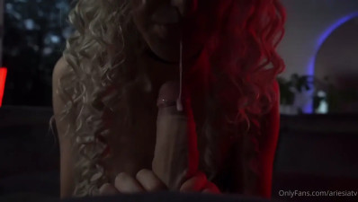 Alexandra Marianna Smokes While Sucking Cock