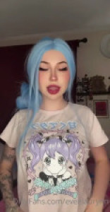 BunnyHazed Plays With Her Breasts And Nipples