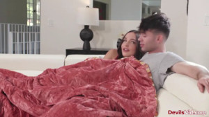 BF Secretly Pounds Rissa May's Shaved Pussy