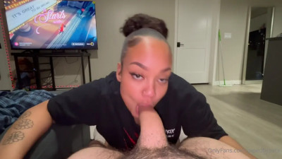 SarahThePlug Gives A Sloppy Blowjob To A BWC