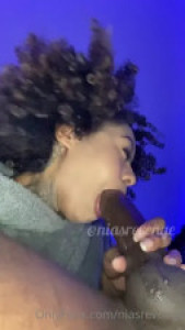 Niasrevenge Gets A Creamy Facial From A BBC