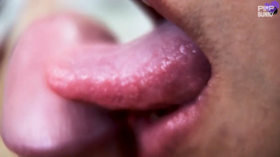 Extreme Close-Up Blowjob and Dick Licking