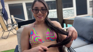 Latina Stepsis MadisonWildexxx Rides A Cock Outdoors