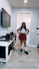 TheRealRebecca Fucked Hard In A Schoolgirl Outfit