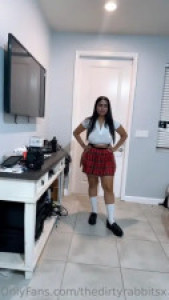 TheRealRebecca Fucked Hard In A Schoolgirl Outfit