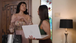 Stepmom LittlePuck And Hailey Rose Taste Each Other