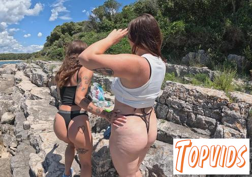 Abbie Storm & Vanessa Klein - Abbie Storm aka Dora & Vanessa Klein - Vanessa Klein And Dora Nude Beach Making Art Creative Porn Together On Vacation