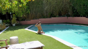 Amira Brie's Poolside Rendezvous Sex