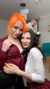 Reislin, Sia Siberia, & Leah Meow Record Their Threesome