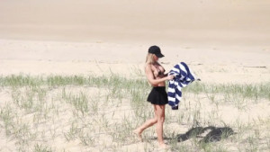 ScarletChase Gets Pounded On A Public Beach