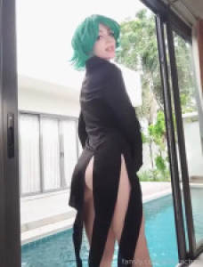 Youraldora Masturbates In A Tatsumaki Cosplay