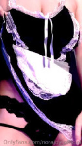 Norajoy_Official's Topless Dance In A Maid Outfit