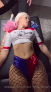 ScarlettKissesXO As Harley Quinn Gets Fucked By A BBC