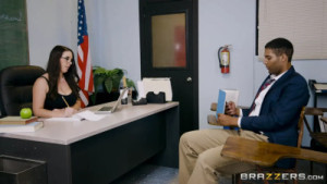 Teacher Angela White Fucks Her Student's Dad