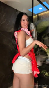 Hanna Miller Toys Herself After Cleaning