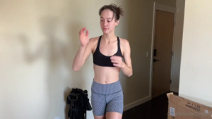 Jules Ari Takes A Cock On The Stairs