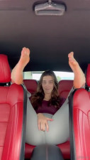 Livinia Roberts Fingers Herself In The Car