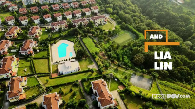 Lia Lin And Her Friends Fuck By The Pool