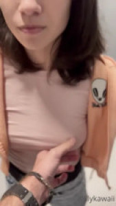 Lily Kawaii Takes A Big White Cock In Bed