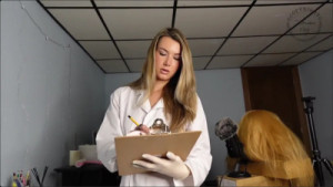 Only Sabrina Gives A Bj After Checking Her Patient’s Cock