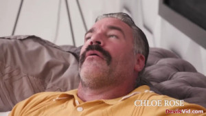 Chloe Rose Gives Her Stepdad A Sneaky BJ While Stepmom Rachael Cavalli Is Around