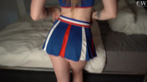 Cheerleader Chloe Wildd Gets Pounded In Handcuffs