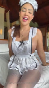 Maid Samie Duchamp Masturbates With A Dildo