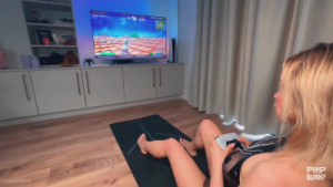 Slippery Oily Footjob