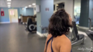 Shirley Musk Gets Fucked In The Gym Bathroom