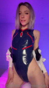 Leya Gornaya Masturbates As Lucy Of Cyberpunk