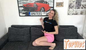 Victoria Benz - Laughing blonde Czech model loves a hard dick