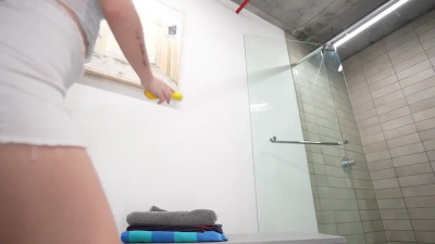 Renee Rose Is Caught Masturbating And Gets Fucked By Her Friend