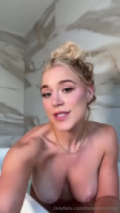 Elle Brooke Enjoys A Thick Dildo In The Bathtub