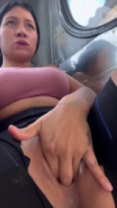 Moonxxbxch's Solo Quickie On The Bus