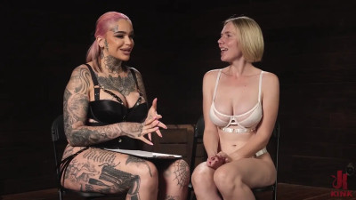 LeighRavenX & Rebel Rhyder's Lesbian BDSM Scene