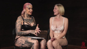 LeighRavenX & Rebel Rhyder's Lesbian BDSM Scene