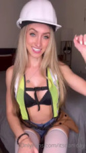 Dani Day Masturbates While Wearing PPE