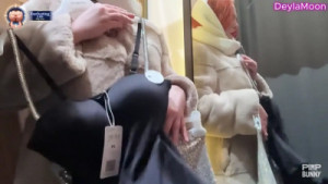Risky Public Masturbation In The Fitting Room