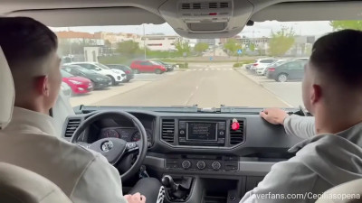 Threesome In A Car With Cecilia.sopena