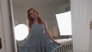 Little Red Doll Takes A Pounding On The Bed