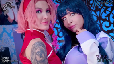 Wildtali's Sakura And Hinata Extreme Anal And Pussy Play