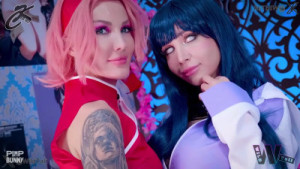 Wildtali's Sakura And Hinata Extreme Anal And Pussy Play