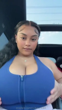 Milkmamijas Jiggles Her Big Tits In The Car