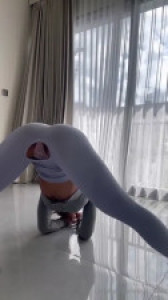 Lily Brown Rides Her Dildo After Yoga