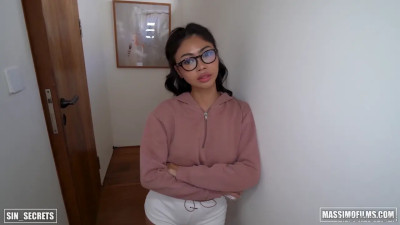 Scarlet Assian Gets Drilled In Her Black Lingerie