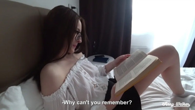 Anny Walker Gets Fucked By Her Stepbrother While She Is Reading