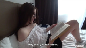 Anny Walker Gets Fucked By Her Stepbrother While She Is Reading
